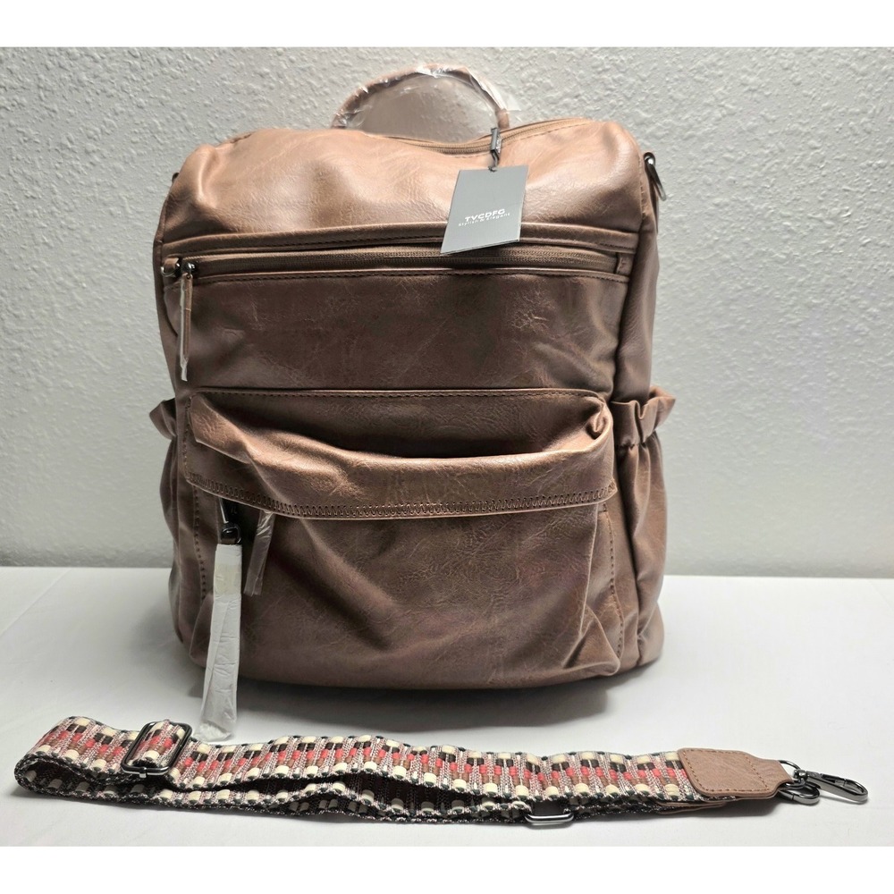 Large Crossbody Brown TVCDFG‎ Business/Leisure Travel Bag With 2 Straps